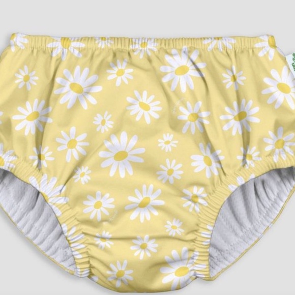 New I-Play Swimsuit Diaper 18 Months Yellow Daisy - Picture 1 of 6